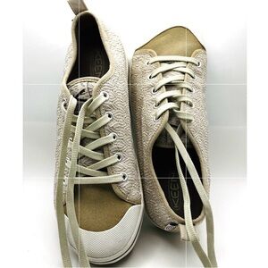 Sz 10 KEEN Women's Elsa II Crochet sneakers Provincial Taupr Beige EUC.